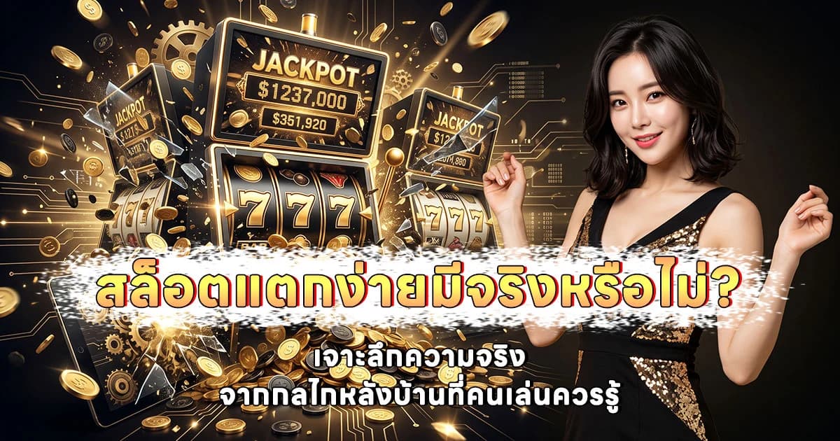 สล็อตแตกง่ายมีจริงหรือไม่? เจาะลึกความจริงจากกลไกหลังบ้านที่คนเล่นควรรู้