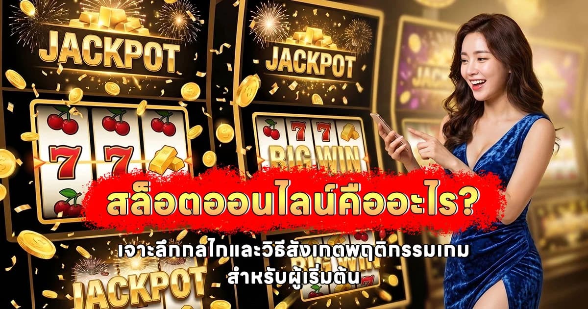 สล็อตออนไลน์คืออะไร? เจาะลึกกลไกและวิธีสังเกตพฤติกรรมเกมสำหรับผู้เริ่มต้น