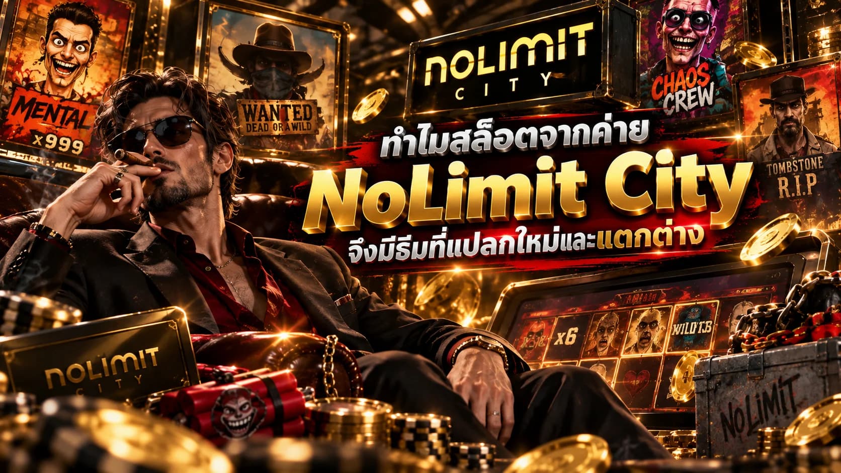 ทำไมสล็อตจากค่าย NoLimit City จึงมีธีมที่แปลกใหม่และแตกต่าง