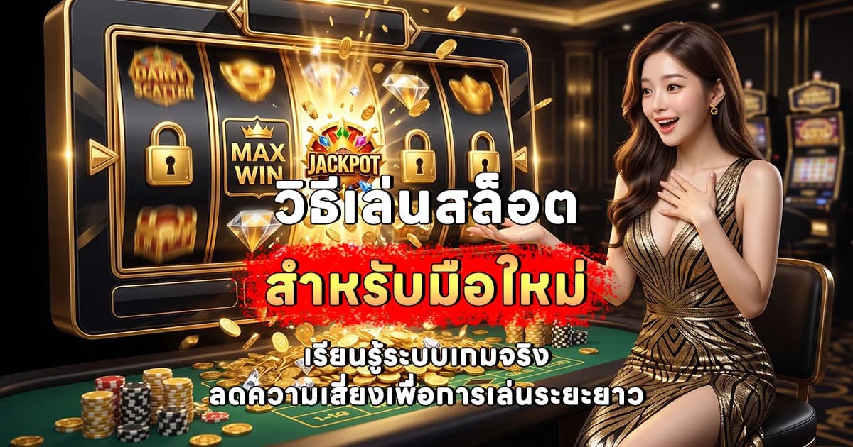 วิธีเล่นสล็อตสำหรับมือใหม่ เรียนรู้ระบบเกมจริง ลดความเสี่ยงเพื่อการเล่นระยะยาว