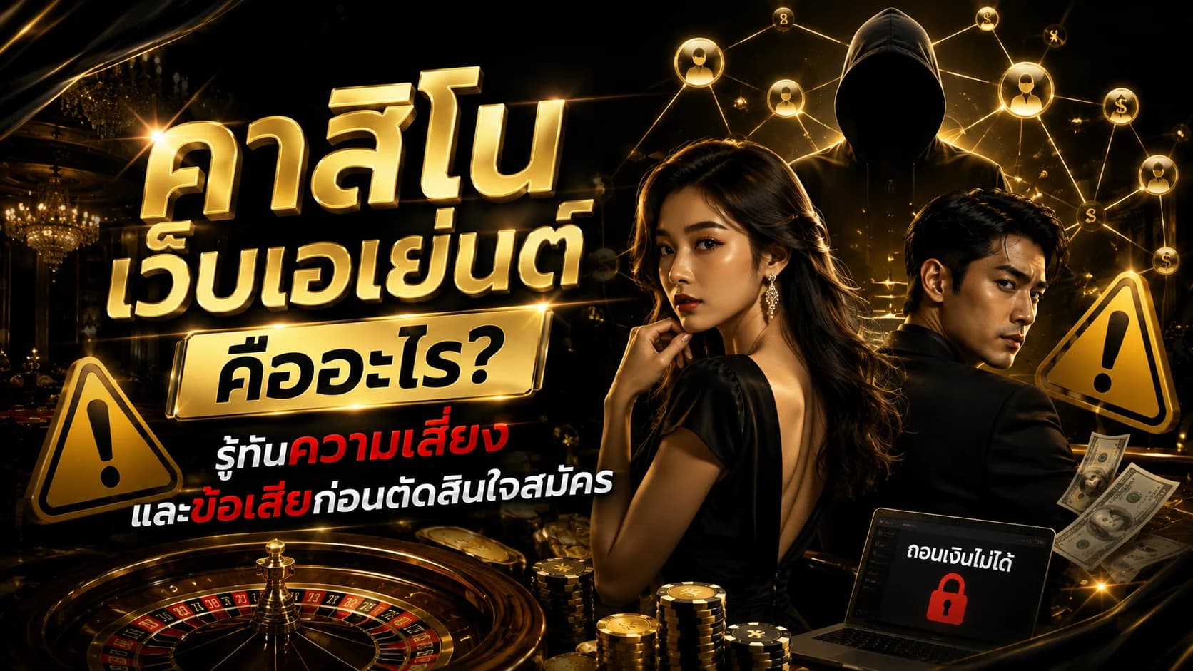 คาสิโนเว็บเอเย่นต์ คืออะไร? รู้ทันความเสี่ยงและข้อเสียก่อนตัดสินใจสมัคร