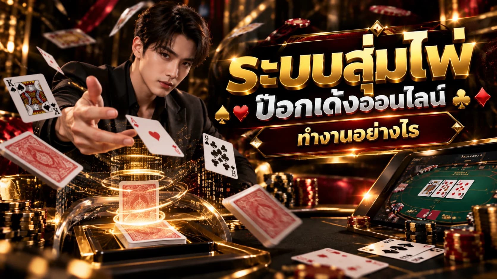 ระบบสุ่มไพ่ป๊อกเด้งออนไลน์ทำงานอย่างไร