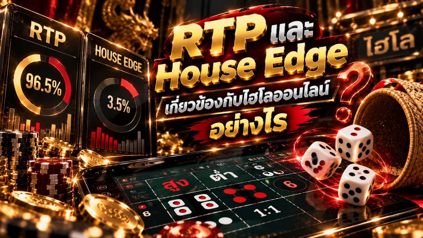 RTP และ House Edge เกี่ยวข้องกับไฮโลออนไลน์อย่างไร