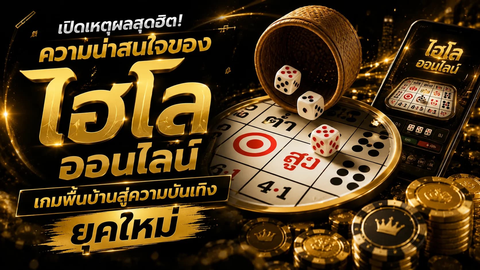 เปิดเหตุผลสุดฮิต! ความน่าสนใจของ ไฮโลออนไลน์ เกมพื้นบ้านสู่ความบันเทิงยุคใหม่