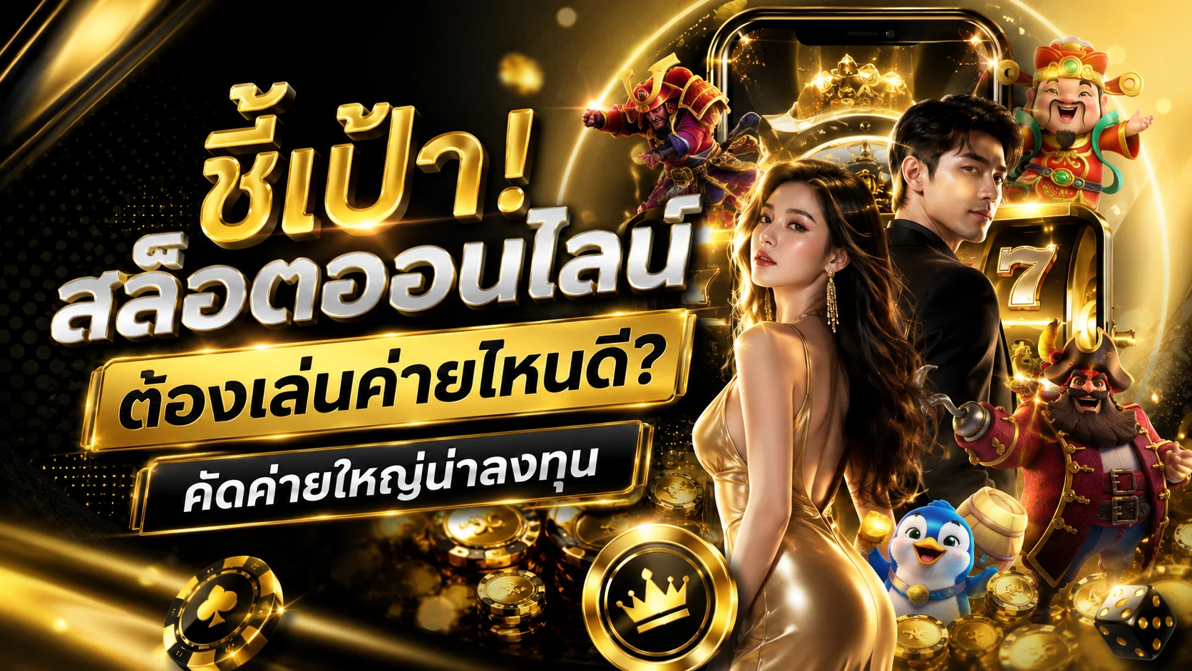 ชี้เป้า! สล็อตออนไลน์ต้องเล่นค่ายไหนดี คัดค่ายใหญ่น่าลงทุน
