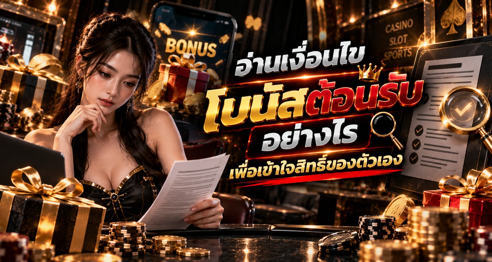 อ่านเงื่อนไขโบนัสต้อนรับอย่างไร