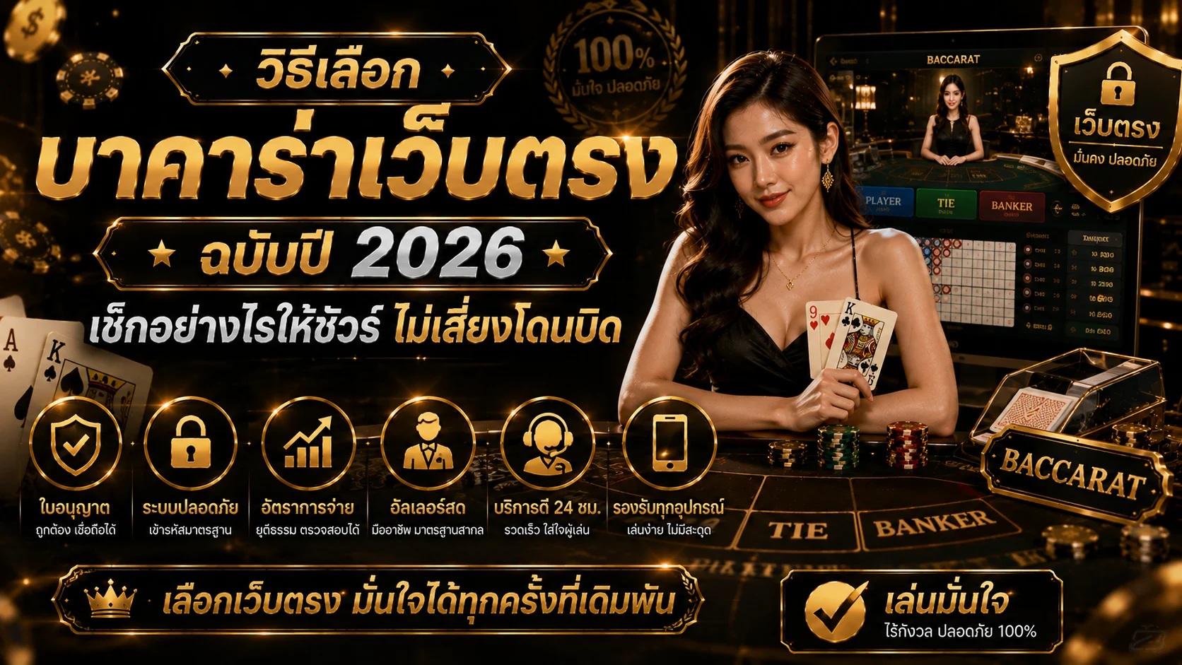 บาคาร่าเว็บตรง ฉบับปี 2026